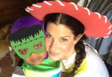 Sandra Bullock Shares Rare Look Into Halloween With Her 2 Kids