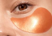 These Augustinus Bader Eye Patches Stayed Put During Bridal Prep