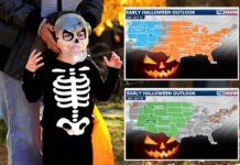 Halloween will carry blended climate situations for tens of millions of trick-or-treaters