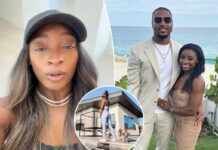 Simone Biles in tears as she and Jonathan Owens promote lavish Texas dwelling for up to $1.24M