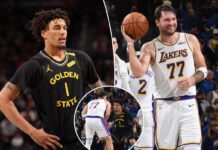 Warriors’ Yaxel Lendeborg admits he ‘moist the mattress’ vs Luka Doncic