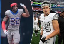 Bills’ CJ Gardner-Johnson suspensed after spitting at Raiders’ Brock Bowers