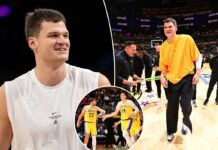 Walker Kessler anticipating jitters forward of Lakers debut