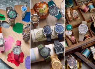 Colorful dials and straps are the luxurious watch world’s final flex