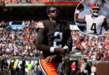 Browns have no plans to commerce Shedeur Sanders with QB caught to bench